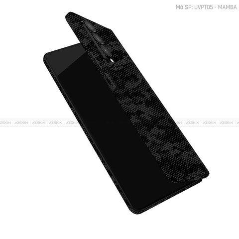 Dán Skin Galaxy Z Fold3 Vân Mamba Đen | UVPT05