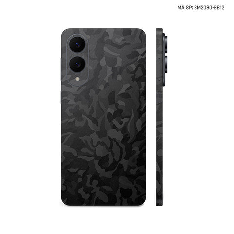 Dán Skin Samsung Galaxy S25 Series Vân Camo Đen | SB12