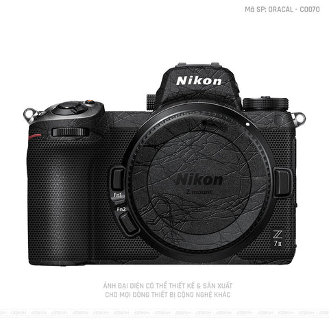 Dán Skin Máy Ảnh Nikon Vân Cocoon Black | ORACAL - CO070