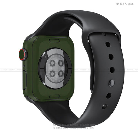 Dán Skin Apple Watch Màu Xanh Rêu | K75566