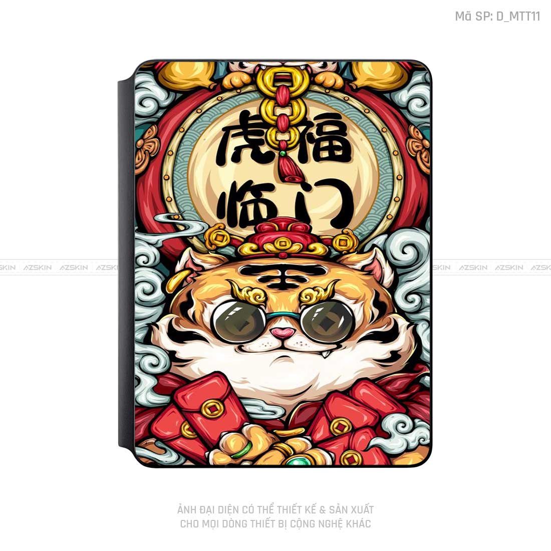 Dán Skin Magic Keyboard Hình Mèo Thần Tài | D_MTT11