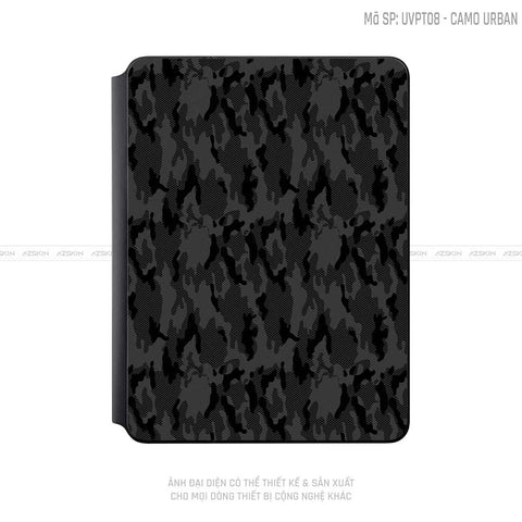 Dán Skin Magic Keyboard Vân Camo Urban Đen | UVPT08