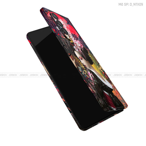 Dán Skin Galaxy Z Fold4 Hình Geisha | D_NTX09