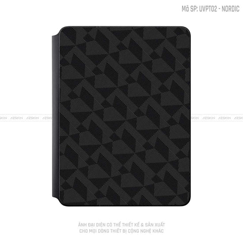 Dán Skin Magic Keyboard Vân Nordic Đen | UVPT02