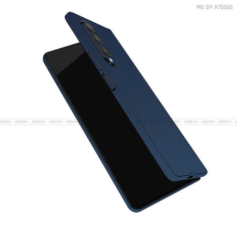 Dán Skin Galaxy Z Fold3 Đổi Màu Xanh Tím Than | K75566