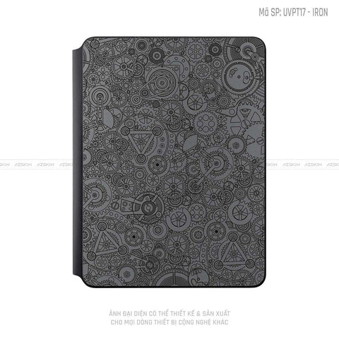 Dán Skin Magic Keyboard Vân Động Cơ Xám | UVPT18