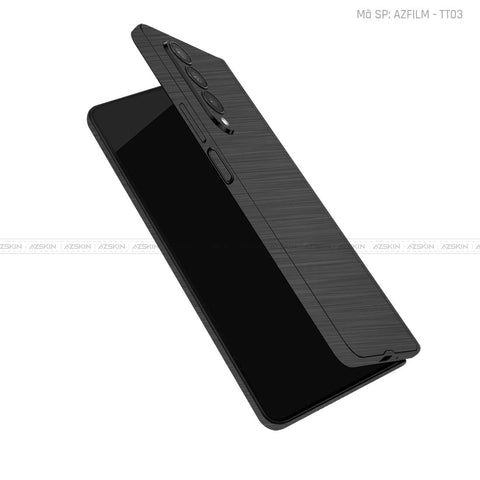 Dán Skin Galaxy Z Fold3 Vân Titan Xước Xám | AZFILM - TT03