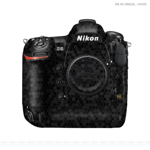 Dán Skin Máy Ảnh Nikon Vân Tổ Ong Đen | ORACAL - HC070