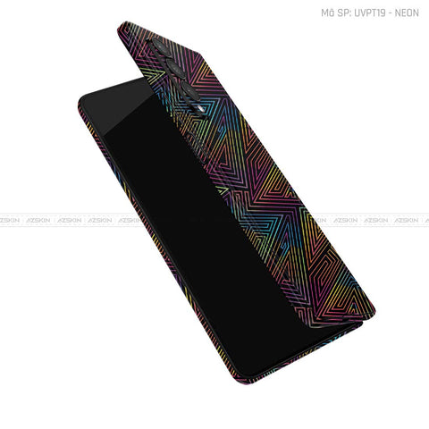 Dán Skin Galaxy Z Fold3 Vân Neon 03 | UVPT19