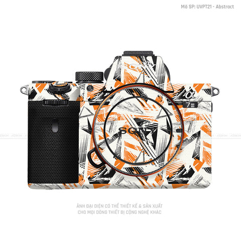 Dán Skin Máy Ảnh Sony Vân Nổi Abstract 02 | UVPT21