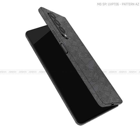 Dán Skin Galaxy Z Fold3 Vân Pattern AZ Xám | UVPT06