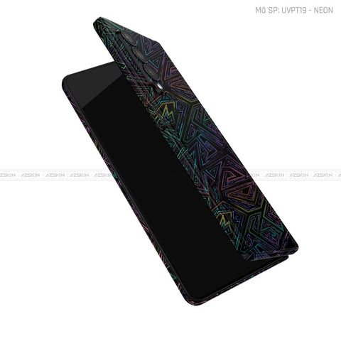 Dán Skin Galaxy Z Fold3 Vân Neon 02 | UVPT19