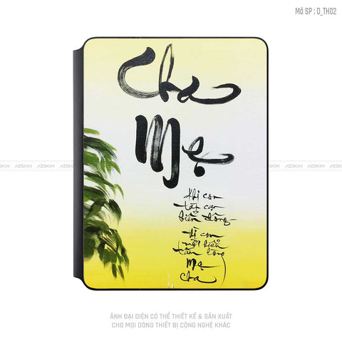 Dán Skin Magic Keyboard Hình Thư Pháp | D_TH02