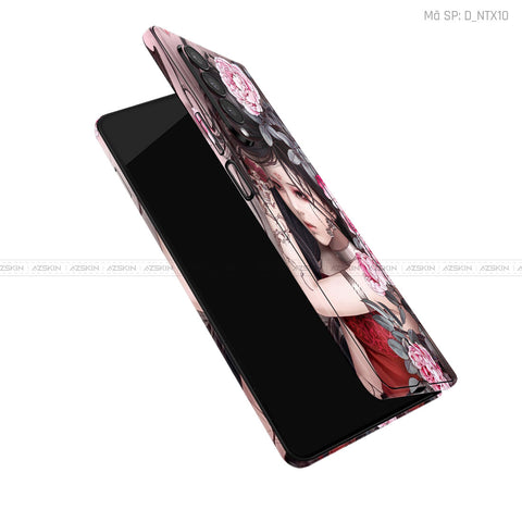 Dán Skin Galaxy Z Fold4 Hình Geisha | D_NTX10