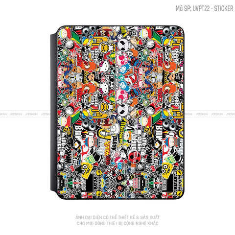 Dán Skin Magic Keyboard Vân Sticker 01 | UVPT22