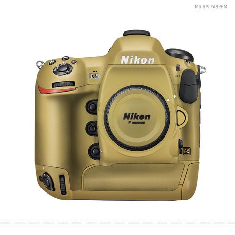 Dán Skin Máy Ảnh Nikon Màu Vàng Đồng | RA926M