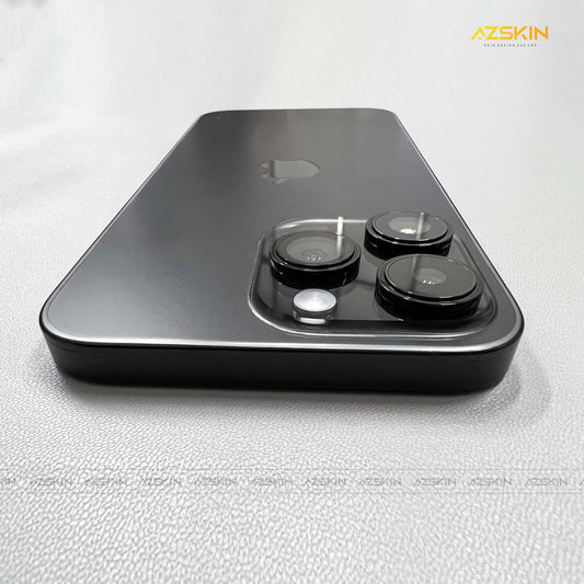 Điện thoại iPhone 14 Pro Max đen sau khi hoàn thiện dán PPF