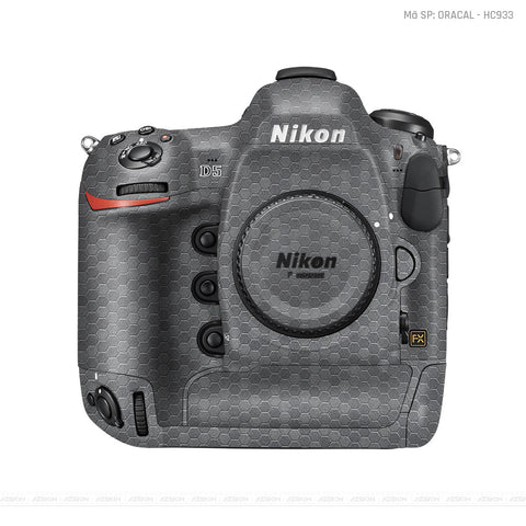 Dán Skin Máy Ảnh Nikon Vân Tổ Ong Xám | ORACAL - HC933