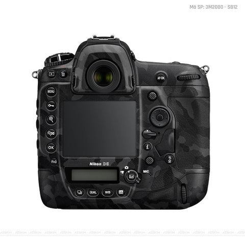 Dán Skin Máy Ảnh Nikon Vân Camo Black | 3M2080 - SB12