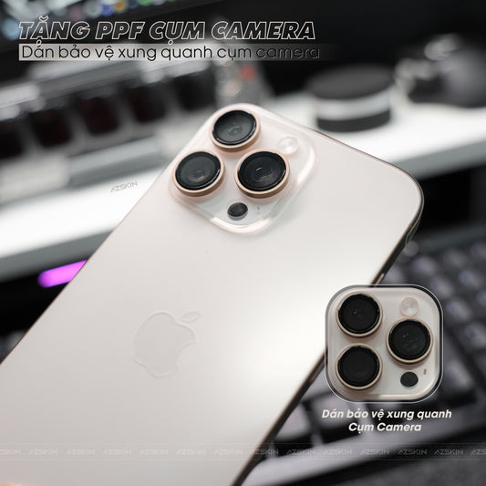 Miếng dán PPF iPhone 16 / iPhone 16 Pro Max chống trầy xước