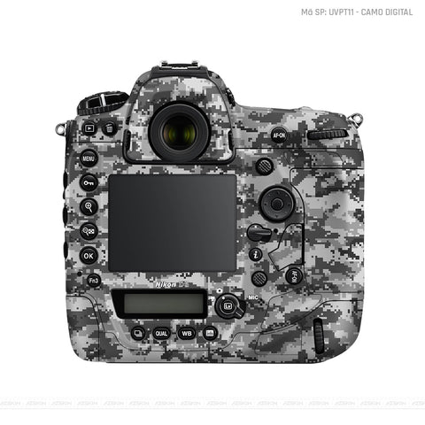 Dán Skin Máy Ảnh Nikon Vân Nổi Camo Digital | UVPT11