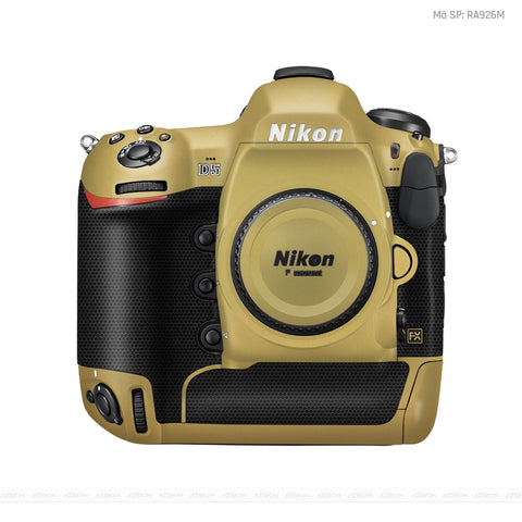 Dán Skin Máy Ảnh Nikon Màu Vàng Đồng | RA926M