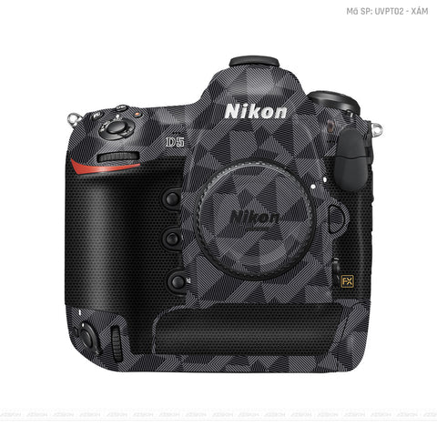 Dán Skin Máy Ảnh Nikon Vân Nổi Nordic Xám | UVPT02