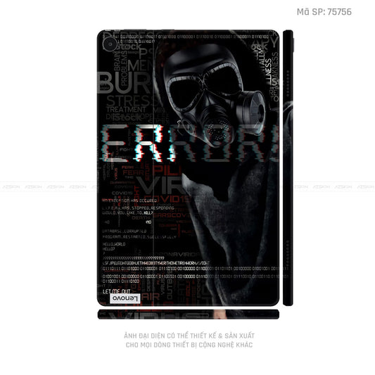 Dán Skin Máy Tính Bảng Lenovo Pad Series Hình Gamer | 75756