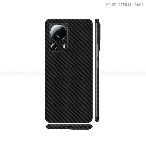 Dán Skin Xiaomi 13 Series Màu Carbon Đen | CA01