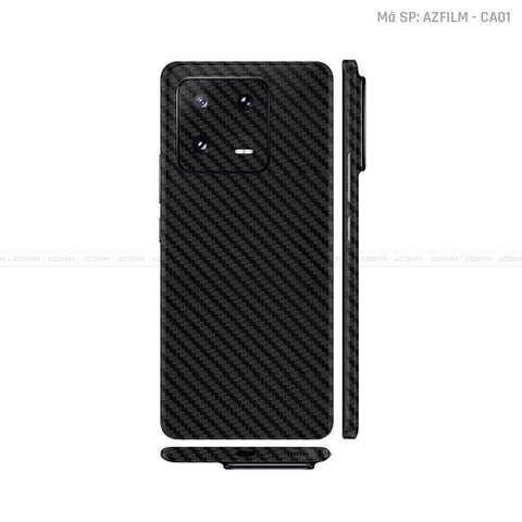 Dán Skin Xiaomi 13 Series Màu Carbon Đen | CA01