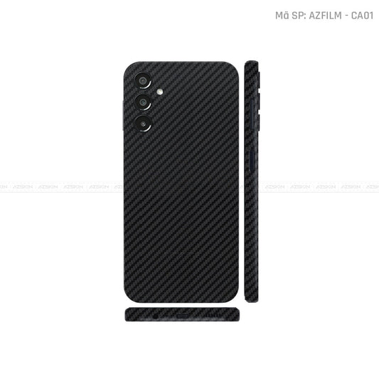 Dán Skin Galaxy A Series Vân Carbon Đen | CA01