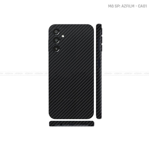 Dán Skin Galaxy A Series Vân Carbon Đen | CA01