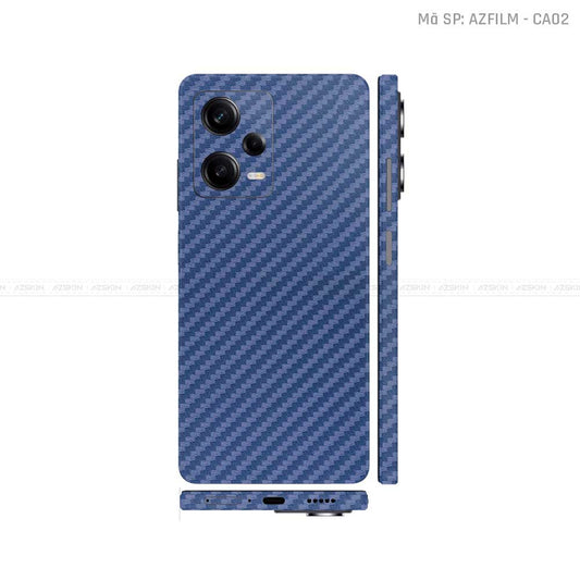 Dán Skin Xiaomi Redmi Note 12 Series Đổi Màu Xanh Carbon | CA02