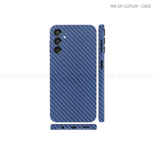 Dán Skin Galaxy A Series Vân Carbon Xanh | CA02