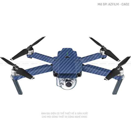 Dán Skin Flycam Carbon Xanh | CA02