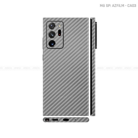 Dán Skin Galaxy Note 20 Series Vân Carbon Xám | CA03