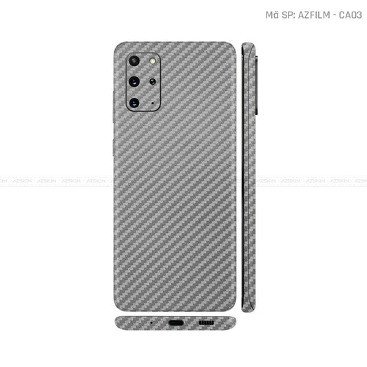 Dán Skin Galaxy S20 Series Màu Carbon Xám | CA03