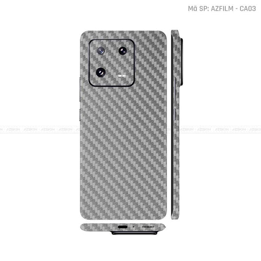 Dán Skin Xiaomi 14 Series Màu Carbon Xám Vinyl | CA03