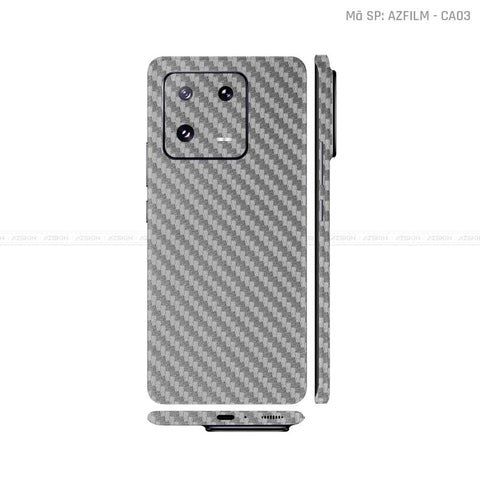 Dán Skin Xiaomi 14 Series Màu Carbon Xám Vinyl | CA03