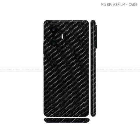 Dán Skin Xiaomi 11 Series Màu Đen Carbon | CA06