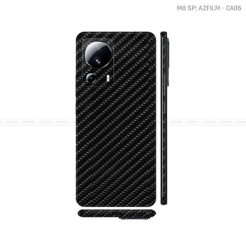 Dán Skin Xiaomi 13 Series Màu Carbon Đen | CA06