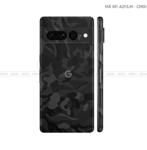 Dán Skin Google Pixel 8 Series Vân Camo Đen | CM01