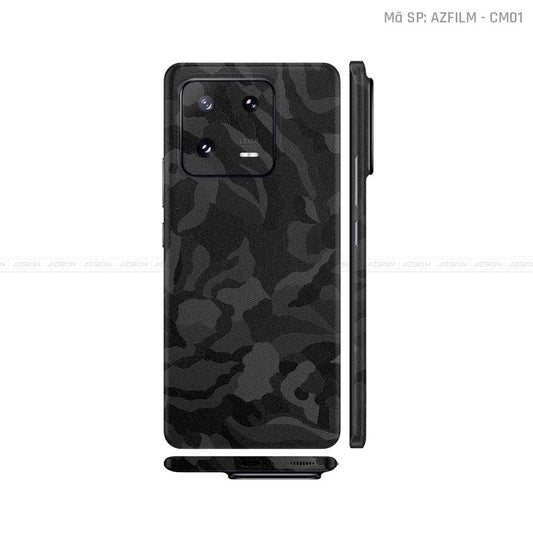 Dán Skin Xiaomi 14 Series Màu Camo Đen Vinyl | CM01