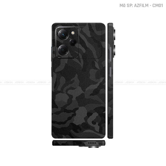 Dán Skin POCO Series Màu Đen Camo | CM01