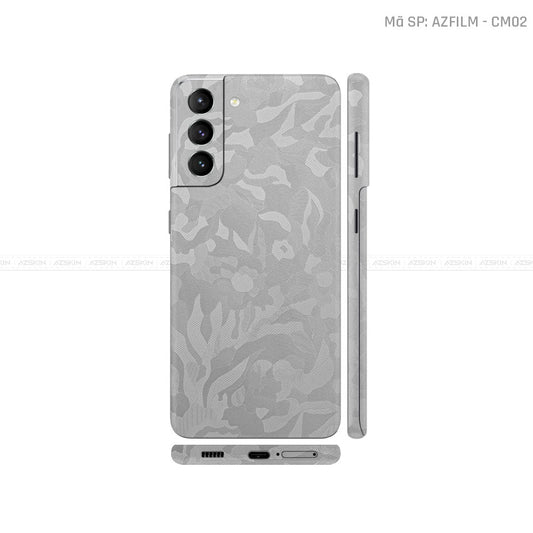 Dán Skin Galaxy S21 Series Vân Camo Xám | CM02