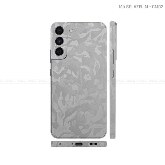 Dán Skin Galaxy S22 Series Vân Camo Xám | CM01