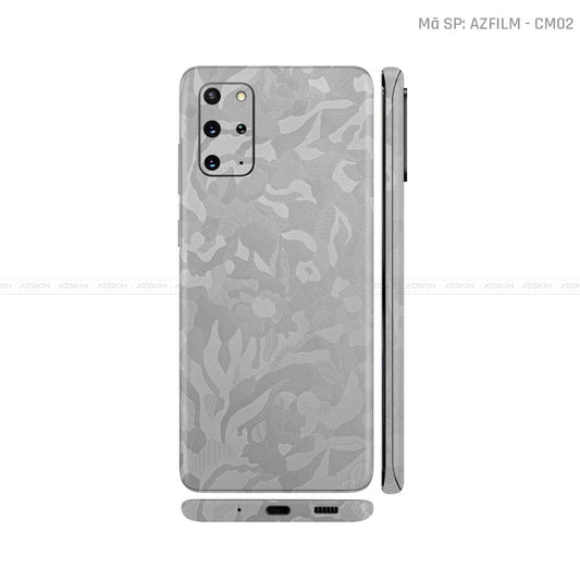 Dán Skin Galaxy S20 Series Màu Camo Xám | CM02