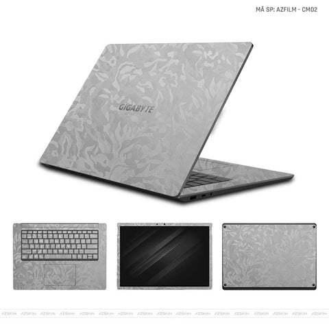 Dán Skin Laptop Gigabyte Vinyl Series Màu Camo XÁm | CM02