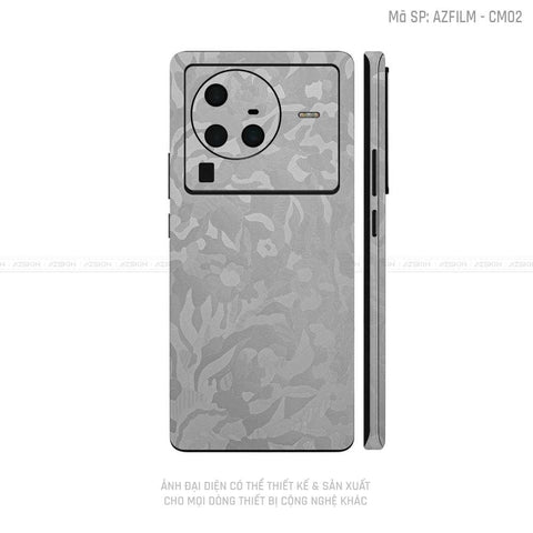 Dán Skin Vivo X Series Vân Camo Xám | CM02