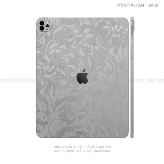 Dán Skin IPad Air Series Vân Camo Xám | CM02